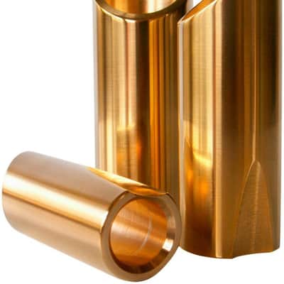 The Rock Slide Brass Rock Slide Guitar Slides Small Brass image 1