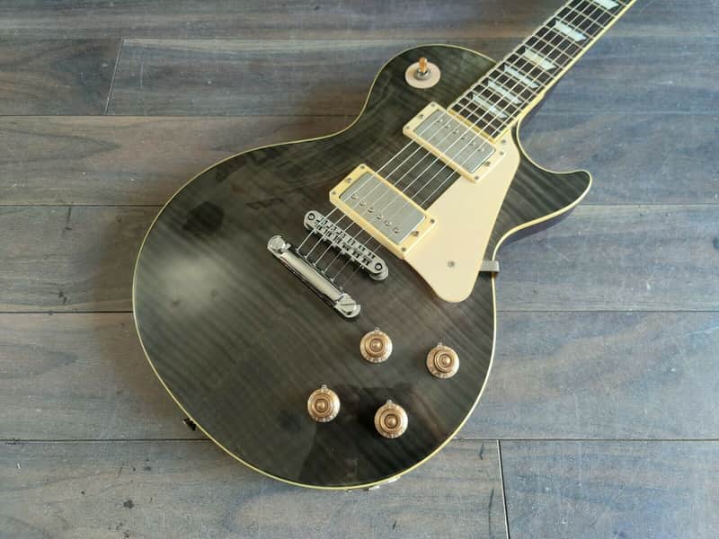 2009 Burny (Fernandes) LSD-55N Slim Les Paul Standard (Grey) image 1
