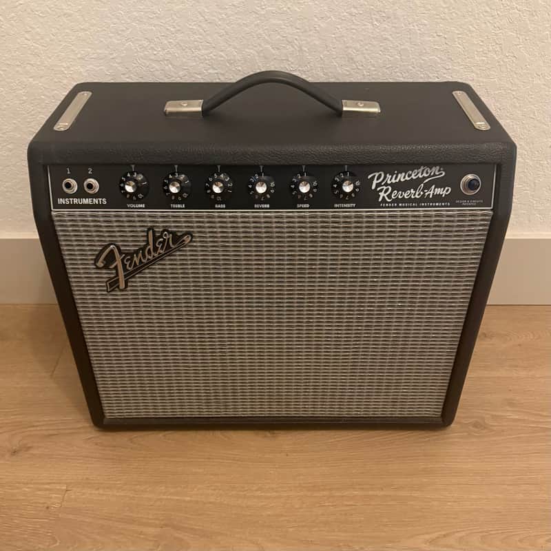 Fender '65 Princeton Reverb Reissue 12-Watt 1x10" Guitar Combo 2008 - Present - Black image 1