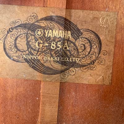 Yamaha G85-A 1970s Natural | Made in Japan image 11