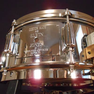 Elvin Jones' 1978 Keplinger Custom 8x14" Snare Authenticated image 1