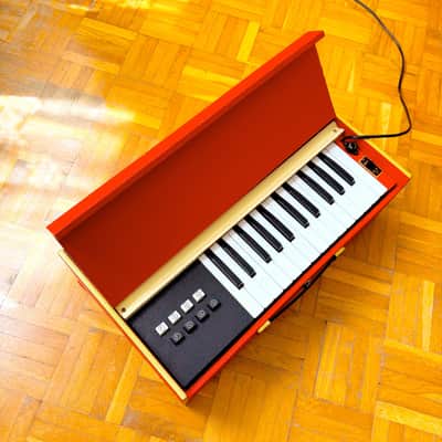 Rare Busilacchio Red Chord/Reed Organ (Italy, 1960s) – vintage cased electric organ and harmonium! image 19