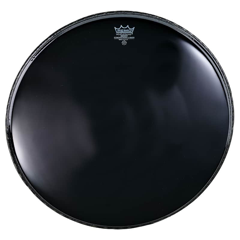 Remo Powerstroke P3 Ebony Bass Drum Head 18" image 1