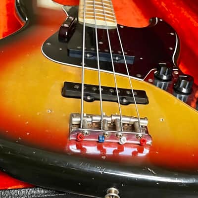Fender Jazz Bass  1975 Fender Jazz Bass 1975 - Sunburst image 14