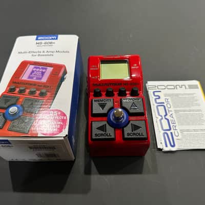 Zoom MS-60B+ MultiStomp 2024 - Present - Red image 7