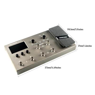 SONICAKE Matribox II Pro - Multi Effects Guitar Pedal with Expression, 240+ Built-in Guitar Effects, Amp Modeling, IR Cabinet Simulation, FX Loop, MIDI Stereo OTG USB Audio Interface Color TouchScreen image 8