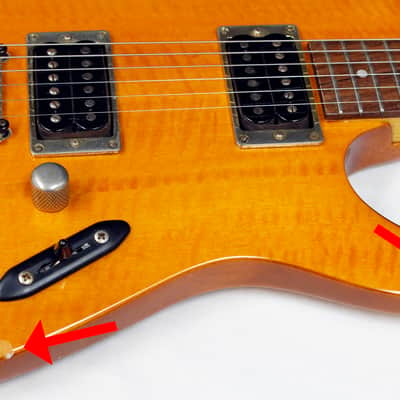 Ibanez '96 SV420FM Electric Guitar Butterscotch Transparent Flamed Maple! #39397 image 10
