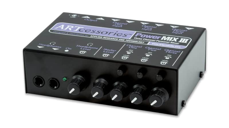 ART PowerMIX III 3-Channel Personal Stereo Mixer image 1