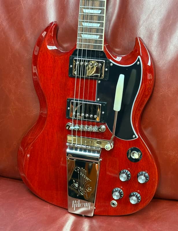 Gibson SG Standard '61 Maestro Vibrola Vintage Cherry New Unplayed Auth Dlr 6lbs15oz #257 image 1