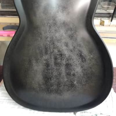 National Reso-Phonic NRP B-Series Black Rust Steel Bodied 14 Fret 2024 Black Rust image 2