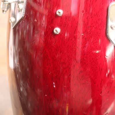Toca Kaman Traditional Series Congas w/Double Conga Stand Transparent Cherry image 6