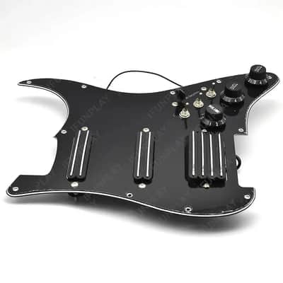 HSS Guitar Dual Hot Blades Stratocaster Strat Style Loaded Prewired Pickguard image 1