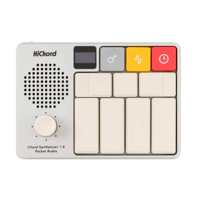 HiChord Pocket Synth by Pocket Audio-Silver Aluminum Enclosure image 1