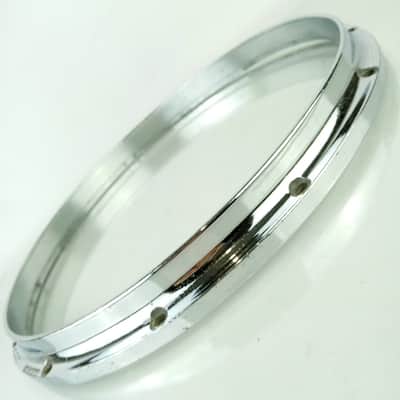 Ludwig 14"Coliseum 12Lug Twin-Channel Die-Cast Rim/Hoop Snare Drum Batter 80s US image 3