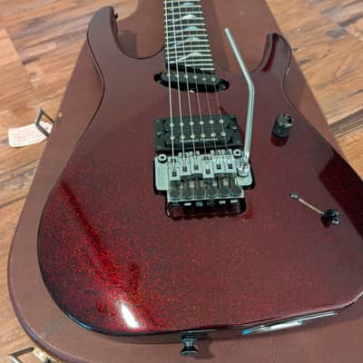 1990 Hamer Californian Elite Electric Guitar Black Cherry Sparkle All Original & CLEAN!! image 4