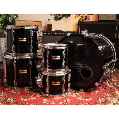 Yamaha Recording Custom 9000 Shell Pack in Black 1995 image 2