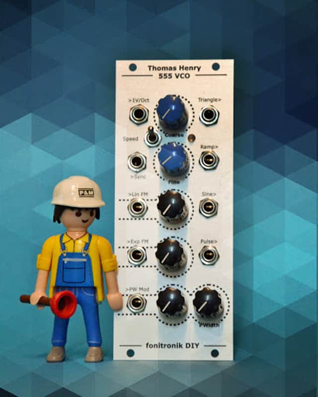 fonitronik th 555 vco 10hp version | synthCube kit image 1