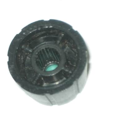 ONE lightly used genuine DOD Green & Black knob for 545-A Wah Filter or 565 Stereo Chorus (Performer Series) NO pedal - NO other items, 1980s, hard plastic, Green TOP, Black SIDES, Black Top EDGE, Black Position LINE image 20