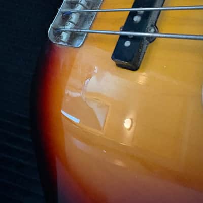 MIM Fender Standard Jazz Bass Left-Handed with Rosewood Fretboard 1998 - 2008 - Brown Sunburst image 8