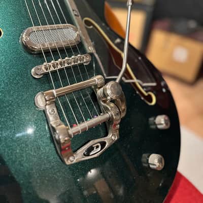 Duesenberg Gran Majesto Double Cut Semi-Hollow Electric Guitar 2010s - Catalina Green image 5