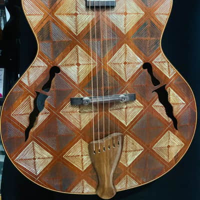 Blueberry NEW IN STOCK Handmade Acoustic Guitar Archtop image 4