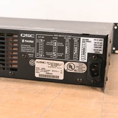 QSC CX302V 2-Channel Power Amplifier CG01W7P image 7