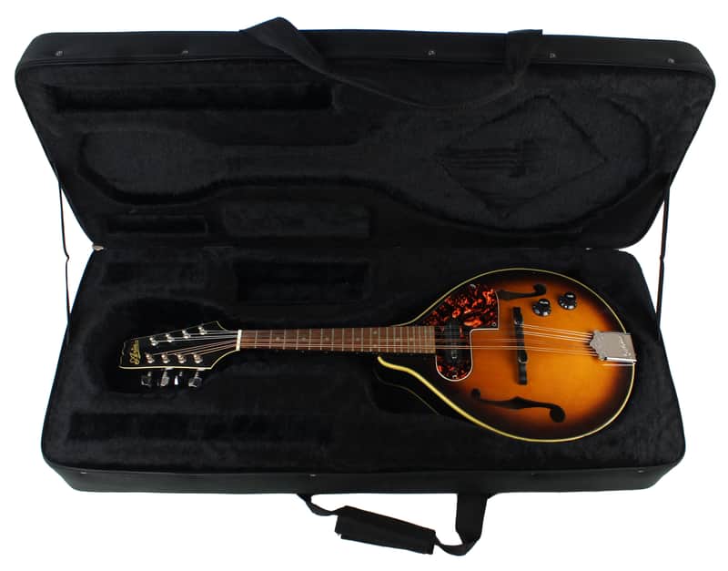Aria AM200E Electro Mandolin in Brown Sunburst w/Case | Reverb