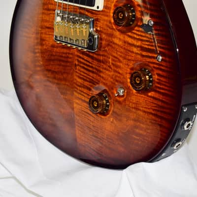 2015 PRS P24 Custom 24 Piezo Electric Guitar -  Black Gold Burst image 6