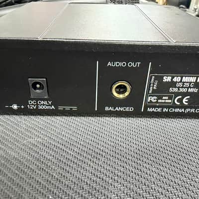 AKG Mini Pro SR40 HT 40 Vocal Set Wireless Microphone System - Band C 2010s - Black SR image 9