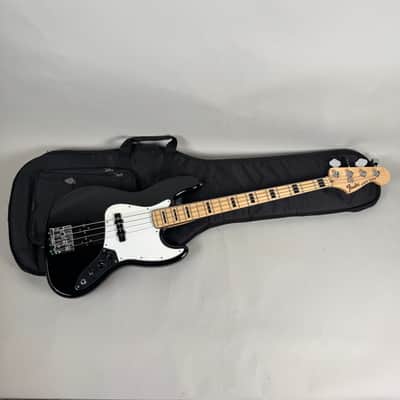 2021 Fender Geddy Lee Signature Jazz Bass Black image 1