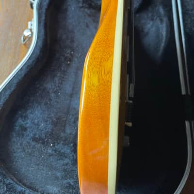 MINT Fender Special Edition Custom Telecaster WITH 90's CHAINSAW CASE FMT HH with Laurel Fretboard 2019 - Present - Amber image 13