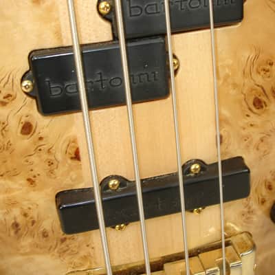 Spector Euro 4 LX 4-String Electric Bass Guitar, Poplar Burl Natural Gloss w/ Bag image 7