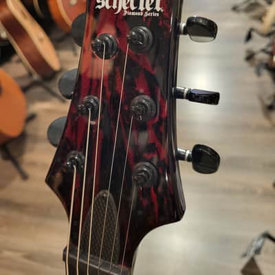 Schecter C-1 Silver Mountain - Blood Moon image 10
