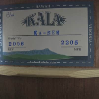 Kala KA-SEM Exotic Mahogany Soprano Ukulele with Kala UB-S Bag image 12