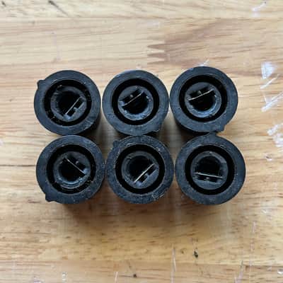1970s Ampeg B15N Knobs Original Set of Six D Shaft image 2