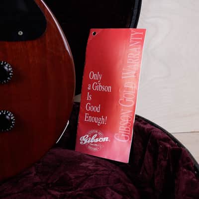 Gibson Custom 1958 Les Paul Junior Double-Cut Reissue VOS 1998 Faded Cherry w/ Bag image 2