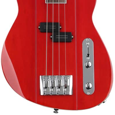 Reverend Sentinel Electric Bass Guitar - Transparent Cherry image 1