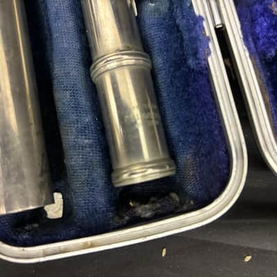 Muramatsu 111 Flute Wind Instrument with Hard Case Needs Adjustment Tested image 6
