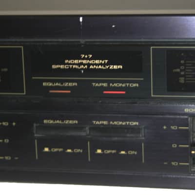 Pioneer GR-555 7-Band Stereo Graphic Equalizer w/ Independent Spectrum Analyzer image 5
