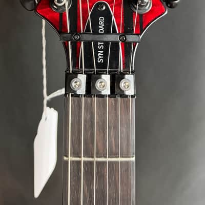 Schecter Synyster Standard Plus Electric Guitar Transparent Deep Red Finish imagen 9