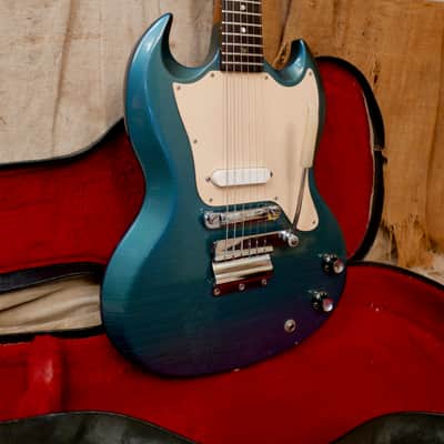 Gibson Melody Maker SG Body 1966 - Pelham Blue image 4