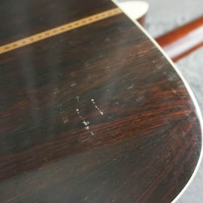 Morris TF-50SP Japan Acoustic Brazilian Rosewood w/ Hard Case image 17
