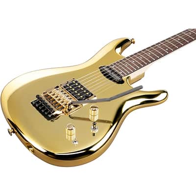 Ibanez JS1GD Joe Satriani Signature Electric Guitar with Case. Gold image 6