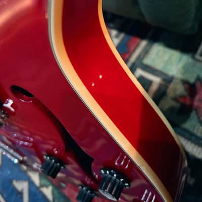 1999 DeArmond by Guild Starfire Custom in Cherry Red w/ Hardcase image 7