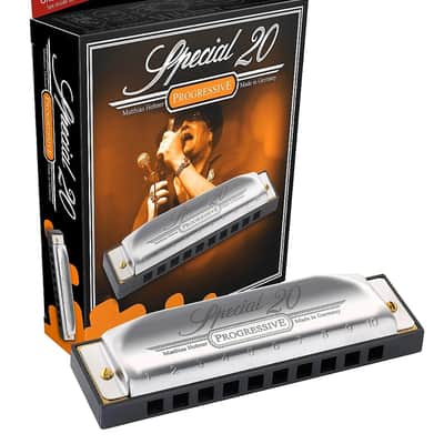 Hohner 560PBX-CSHARP Progressive Series 560 Special 20 Harmonica - Key of C#/Db - SEE SHIPPING DISCLAIMER image 1
