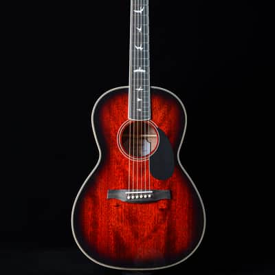 PRS SE P20E Tonare Parlor with Fishman Sonitone Pickup - Fire Red Burst image 1
