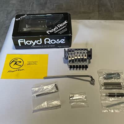 2000's Schaller Original Made in Germany Chrome Floyd Rose Pro Electric Guitar Tremolo Bridge & Factory Box