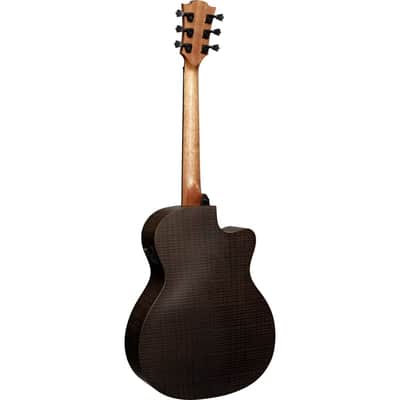 Lag SAUVAGE-L-ACE Auditorium Cutaway Acoustic-Electric Left-Handed - Satin Natural image 5
