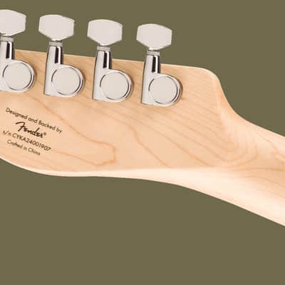 Fender Squier Affinity Series Thinline Telecaster Electric Guitar, 3-Colour Sunburst image 6