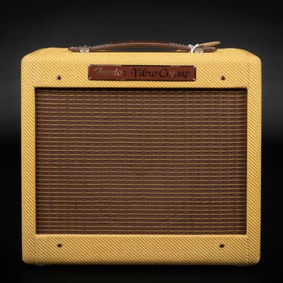 EC Vibro Champ Eric Clapton Signature - Tweed | USA Custom Handwired 5 Watt 1x8'' Guitar Tube Combo Amp Tremolo Power Attenuator image 2